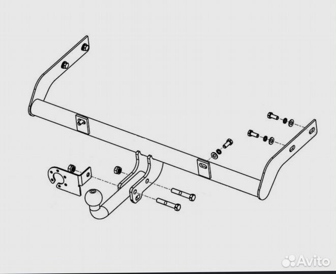 Фаркоп Avtos тсу datsun ON-DO
