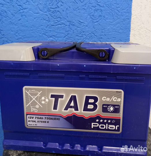 Аккумулятор TAB 75Ah 750A новый