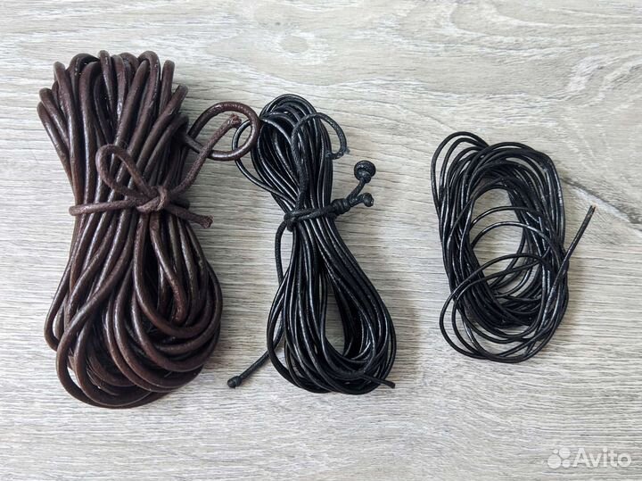Шнуры для рукоделия из искусственной кожи