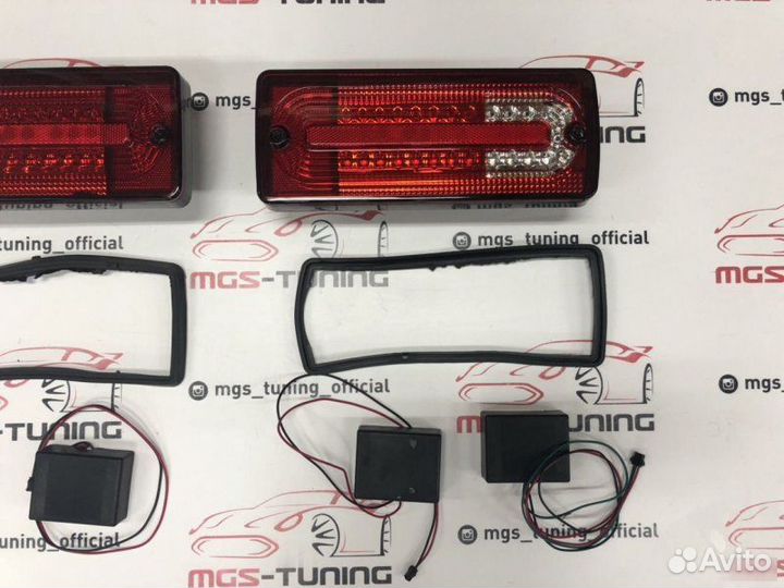 Задние фонари Mercedes G-class w463 диодные стиль1