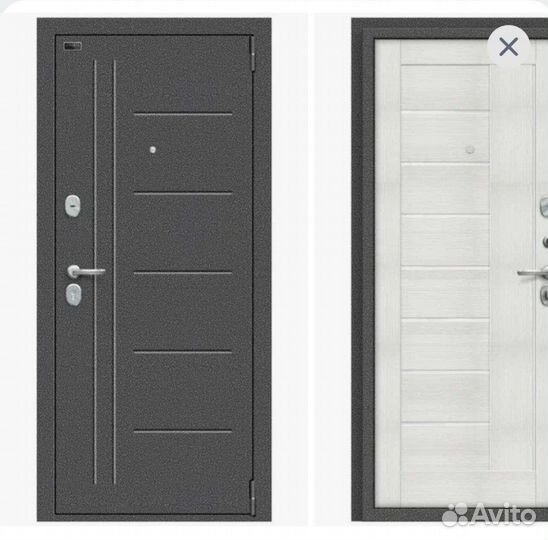 Дверь входная металлическая новая 205 на 96см