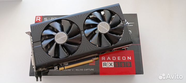 Видеокарта rx580 8gb sapphire pulse