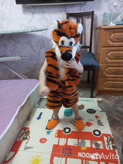 Костюм новогодний тигра на 3,4,5 лет