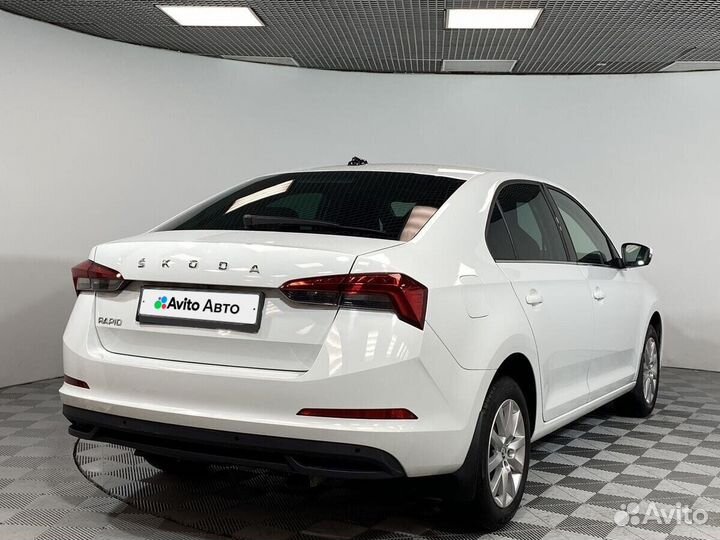 Skoda Rapid 1.6 AT, 2021, 94 802 км