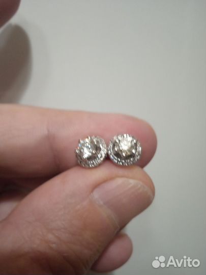 Серьги с бриллиантами