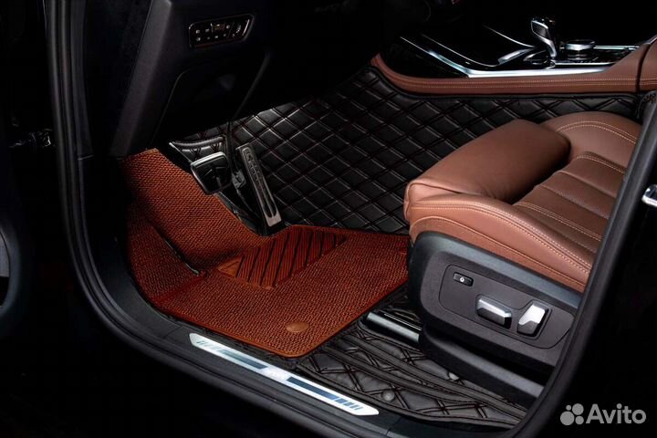 3D Коврики Mercedes Maybach из Экокожи