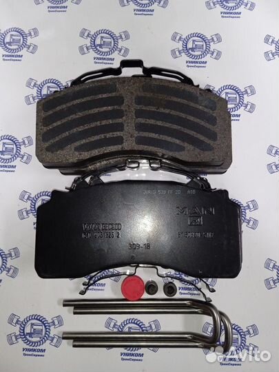 Колодка тормозная дисковый тормоз (к-т) MAN