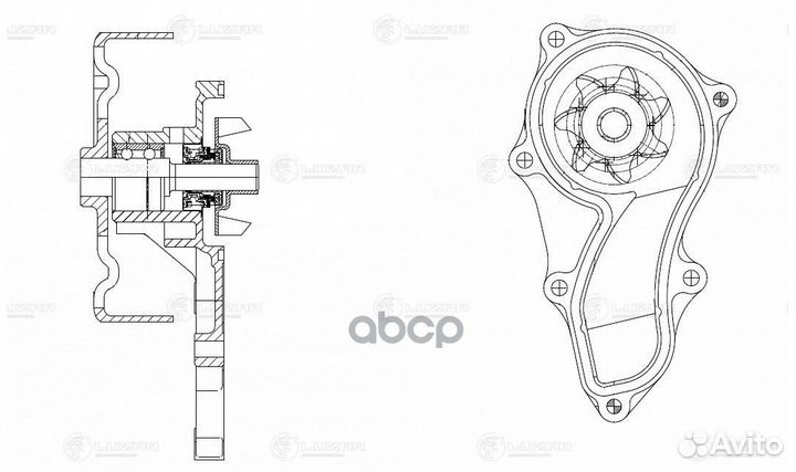 Насос водяной (помпа) LWP2320 luzar