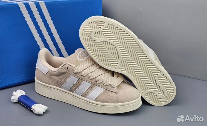 Кроссовки Adidas Originals Campus 00s Бежевые