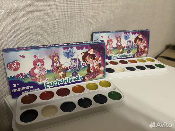 Акварель медовая Enchantimals 12 цв