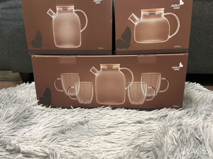 Чайник заварочный стеклянный