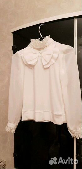 Блузка для девочки школьная