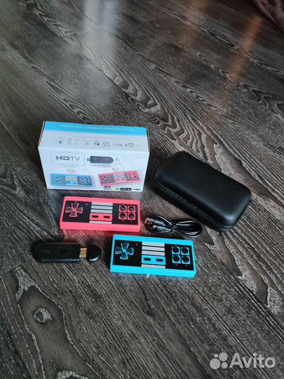 Беспроводная приставка денди hdmi (new) с кейсом