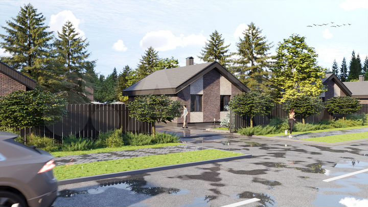 Коттедж 56 м² на участке 6 сот.