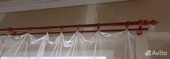 Карнизы для штор двухрядные бу