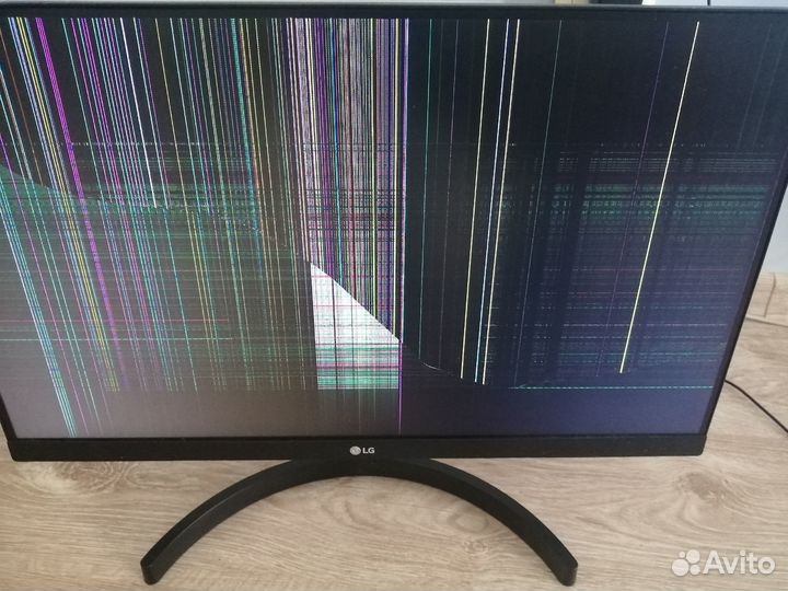 Монитор LG 22MK600M сломанный