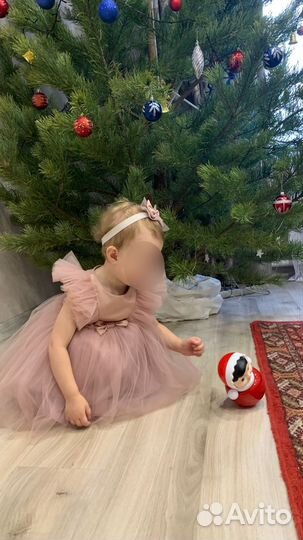 Нарядное платье 86-92