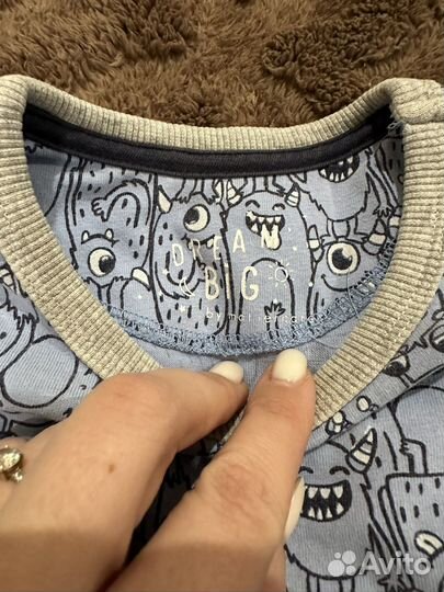 Пижамы для мальчика 86см