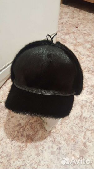 Меховая мужская кепка