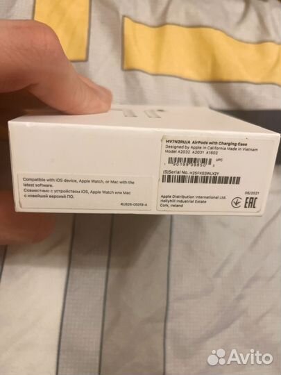 Наушники apple airpods 1