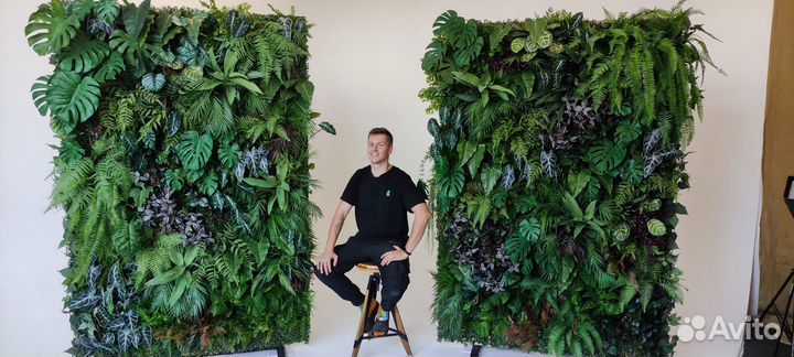 Аренда фотозоны из тропических растений