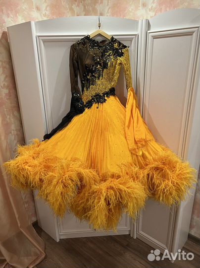 Платье для бальных танцев стандарт