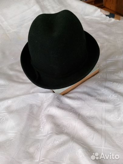 Шляпа фетровая женская черная