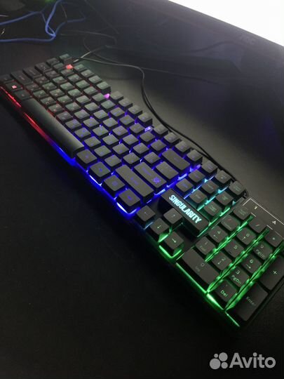 Игровой набор \ Клавиатура+мышь+коврик+ наушники