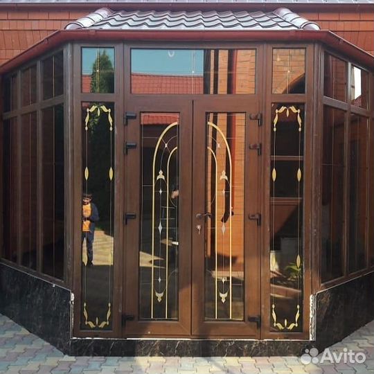 Пластиковые Витражи 400х290 26