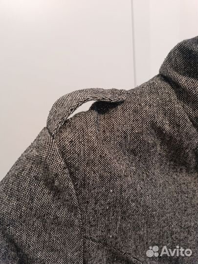 Жакет люрикс мешковина