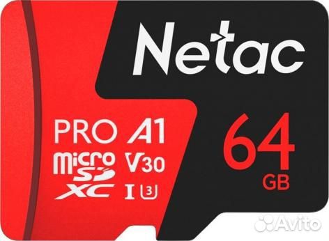 Карта MicroSD Netac P500 Extreme Pro на 64GB