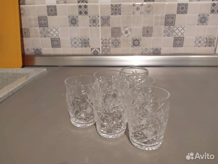 Рюмки новые 6шт