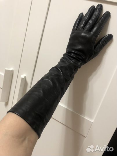 Перчатки женские кожаные 6.5