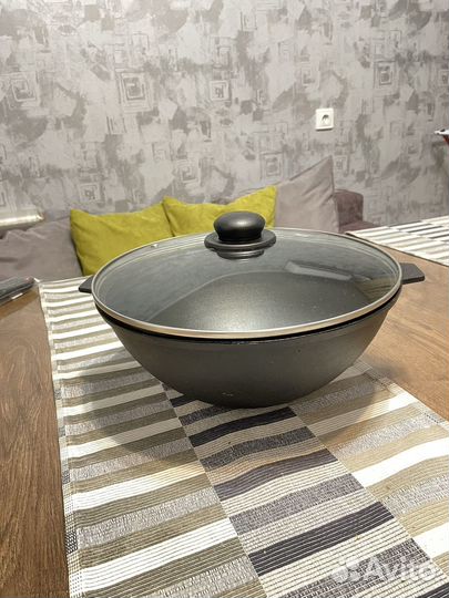 Казан чугунный 5 литров с крышкой