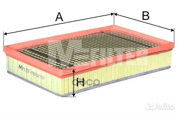Фильтр воздушный BMW 7(E65) K789 M-Filter