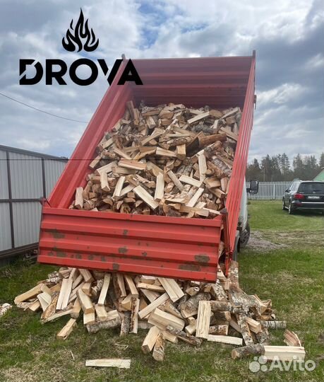 Дрова березовые колотые