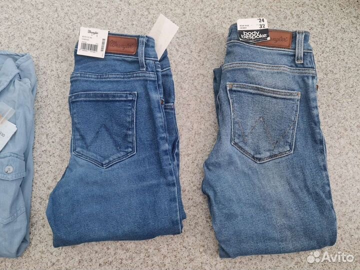Джинсы Wrangler, рубашка Westland, оригинал