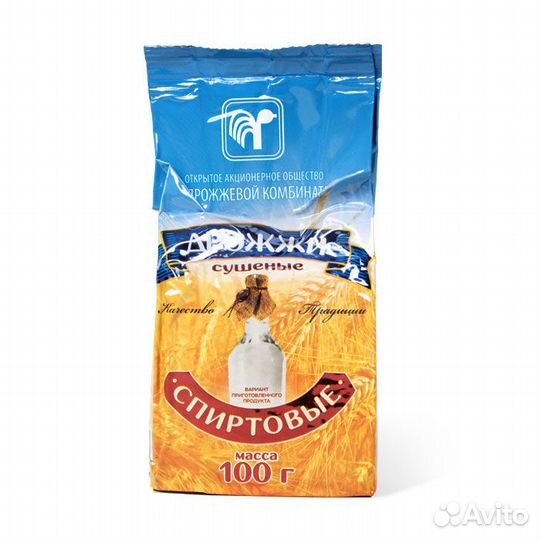 Дрожжи спиртовые Беларусь, 100 гр