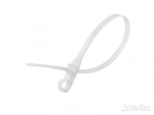 Стяжки Optimus 3,6x200мм с монтажным кольцом белые (100шт)