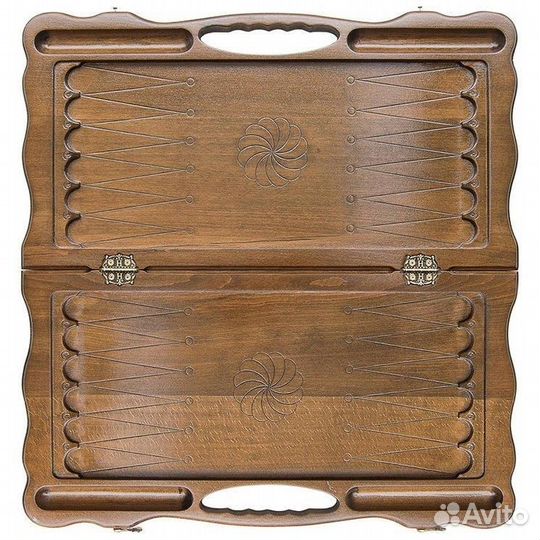 Нарды резные Сторона луны 60 х 60 см бук Армения 62494