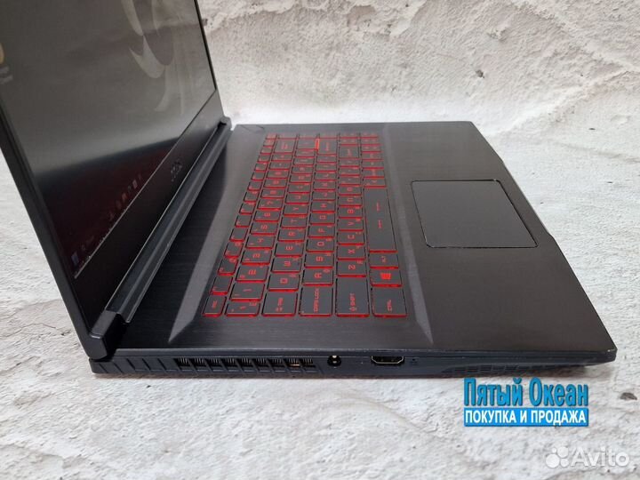 Ноутбук MSI 15, Core i5 10200H, RTX 3060M 6Gb