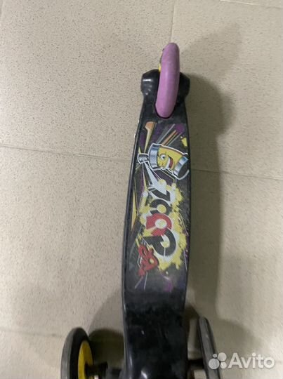 Самокат детский трехколесный бу