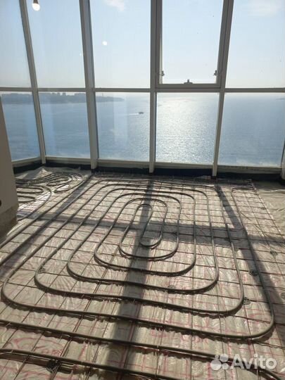 Монтаж теплых полов без посредников, частн бригада