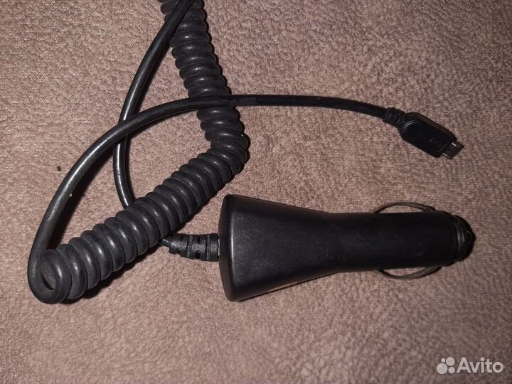 Зарядка автомобильная micro usd