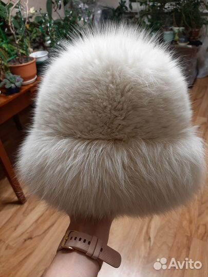 Шапка из песца женская