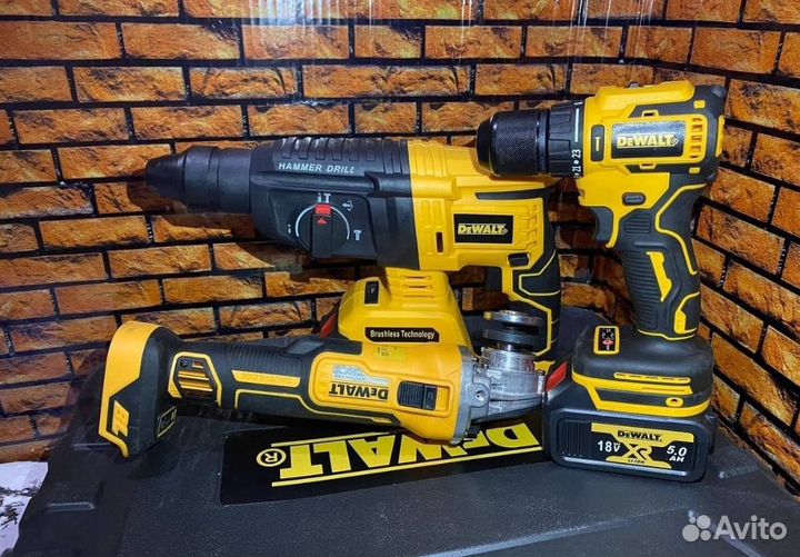 Наборы безщеточн электроинструментов dewalt makita
