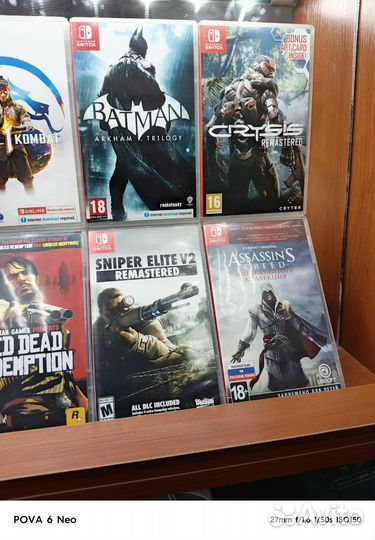 Игры для nintendo switch катриджи