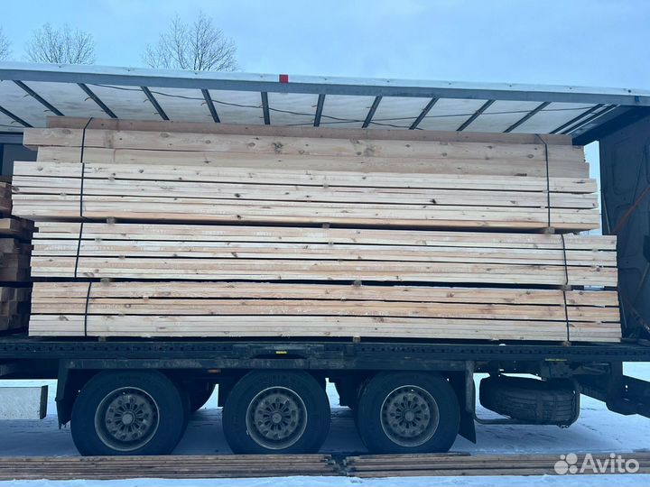 Брус обрезной 100х100х6000мм