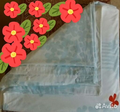 Пододеяльник IKEA икеа 195см на 190см