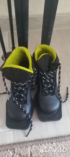 Лыжи комплект + палки+ ботинки